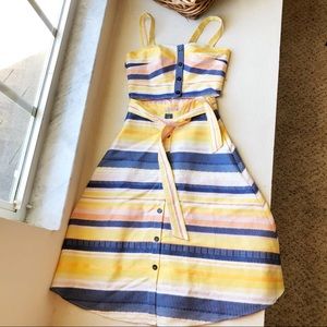 Anthropologie Dresses - Anthropologie Stripe Skirt And Top Set Anthropologie Dresses - Anthropologie Stripe Skirt And Top Set